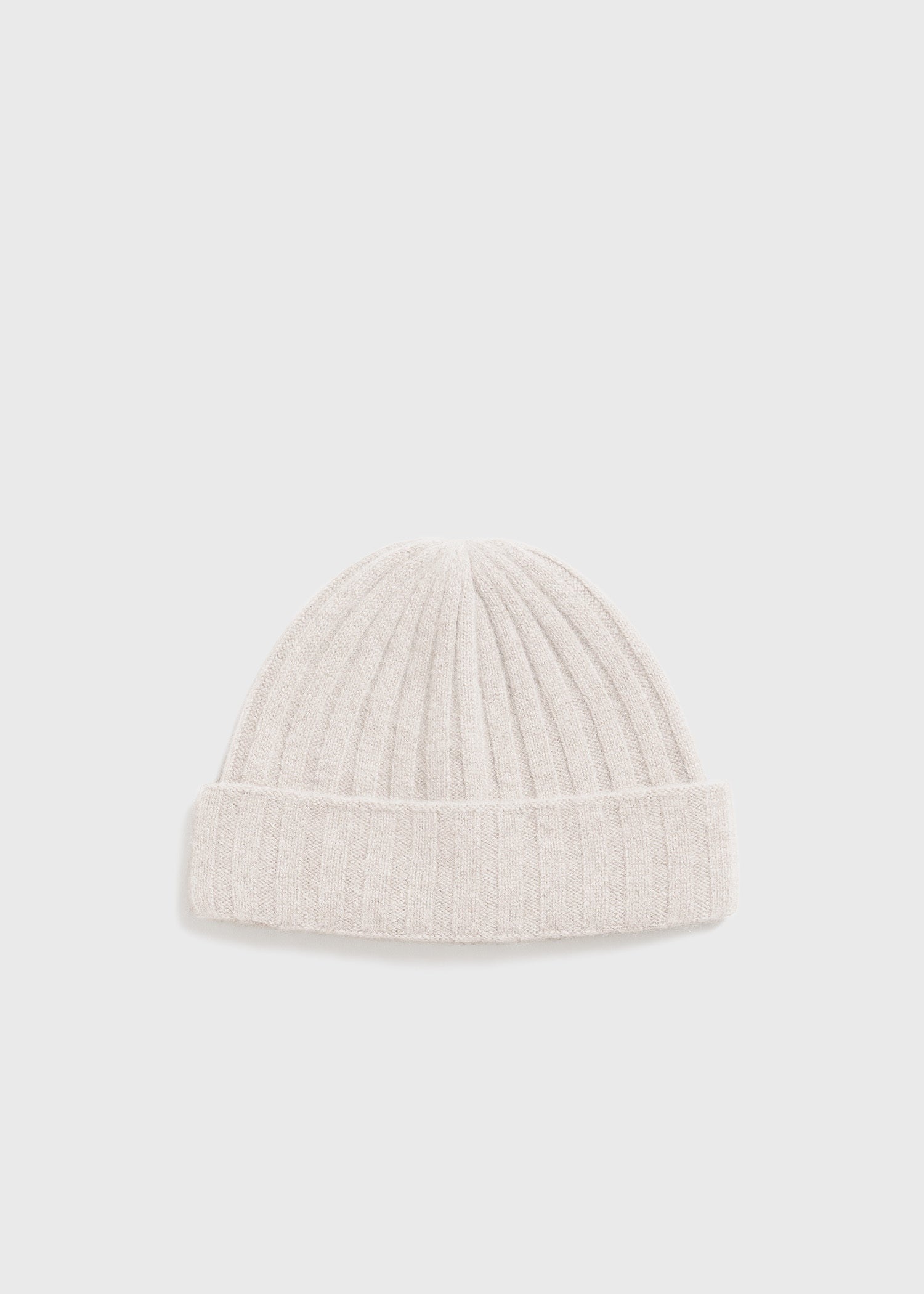 Cashmere beanie macadamia - 1