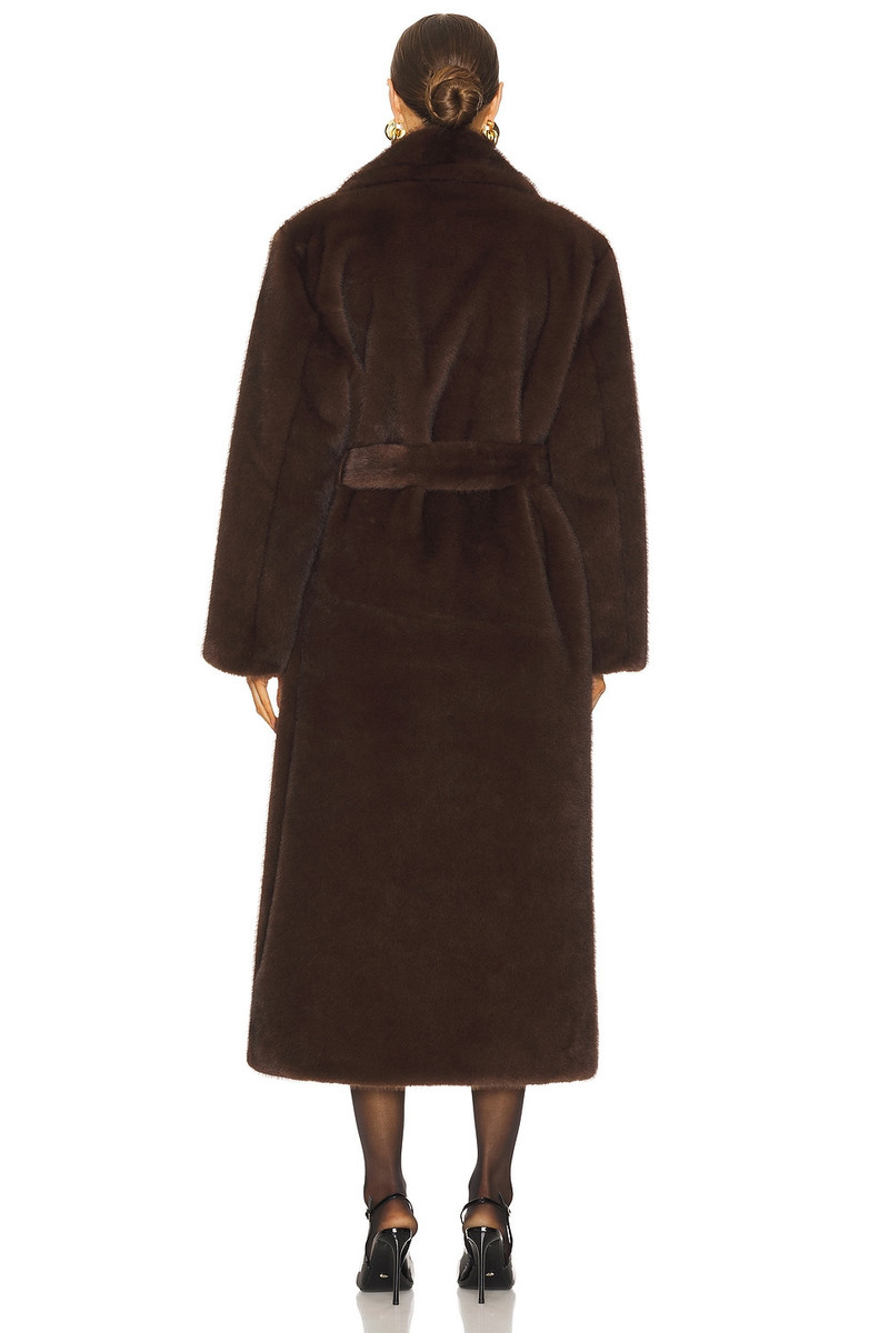 LAMARQUE Darelle Darelle Faux Fur Maxi Coat outlook