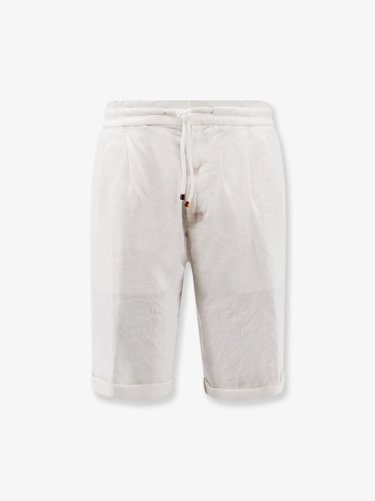 Brunello Cucinelli Men Linen Shorts - 1