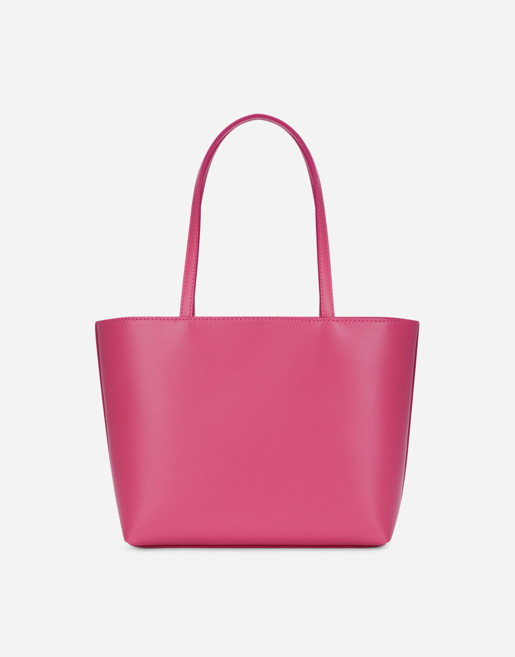 Small calfskin Logo shopper - 4