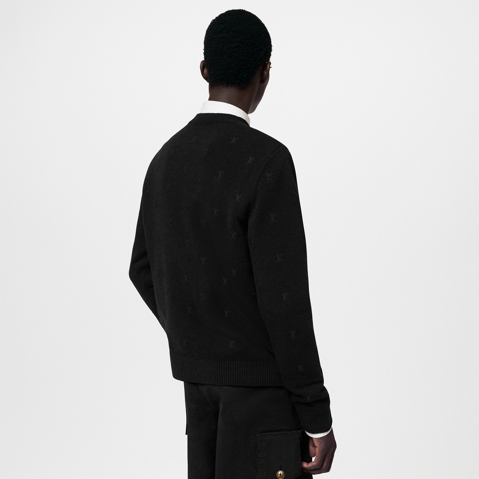Embroidered Signature Merino Crewneck - 5