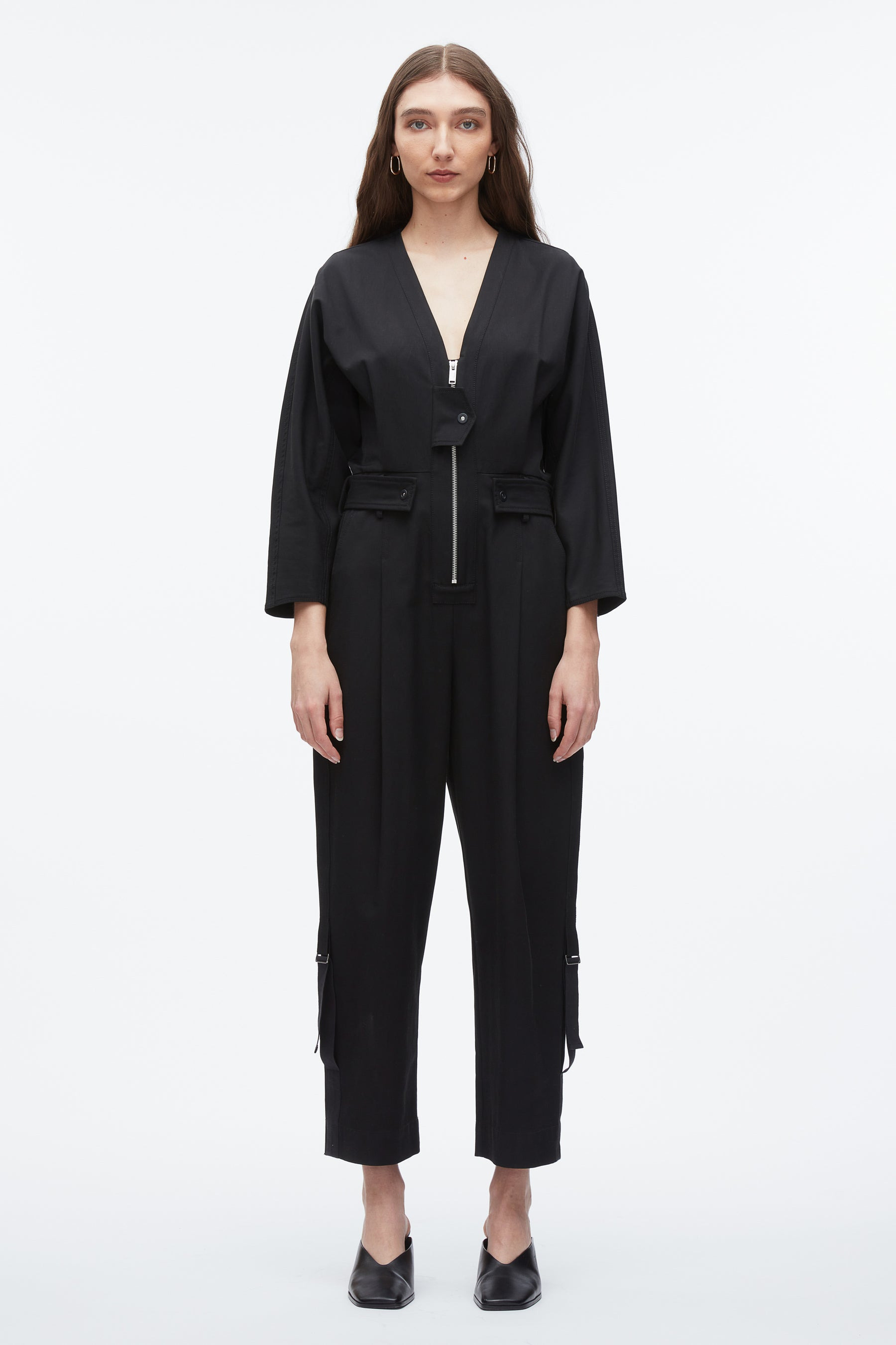 Belted Utility Jumpsuit - 3