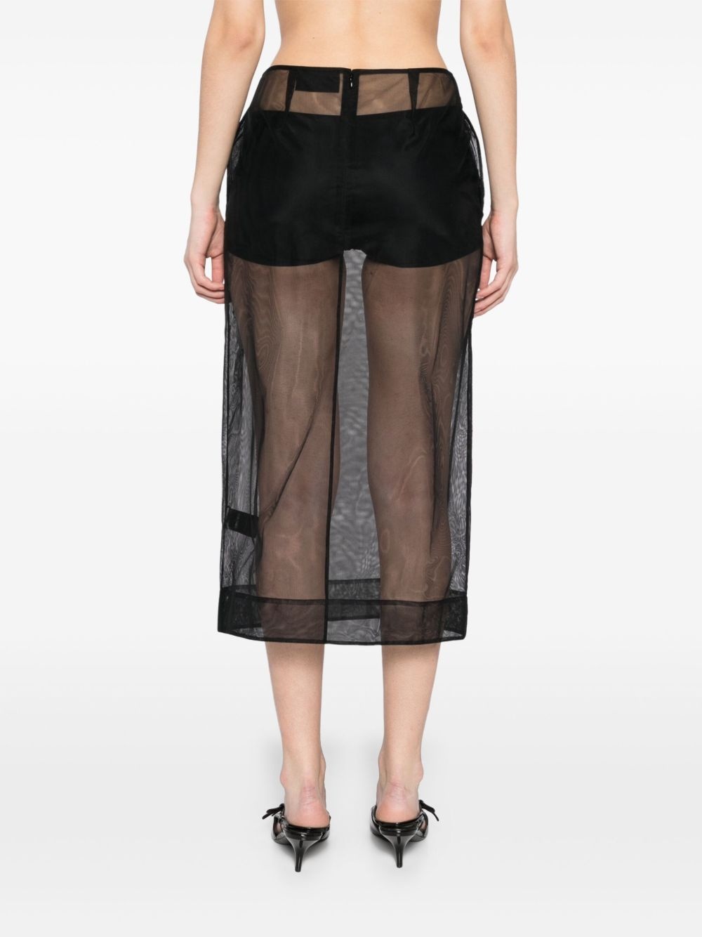 Simone Rocha sheer pencil skirt | REVERSIBLE Simone Rocha sheer pencil skirt | REVERSIBLE