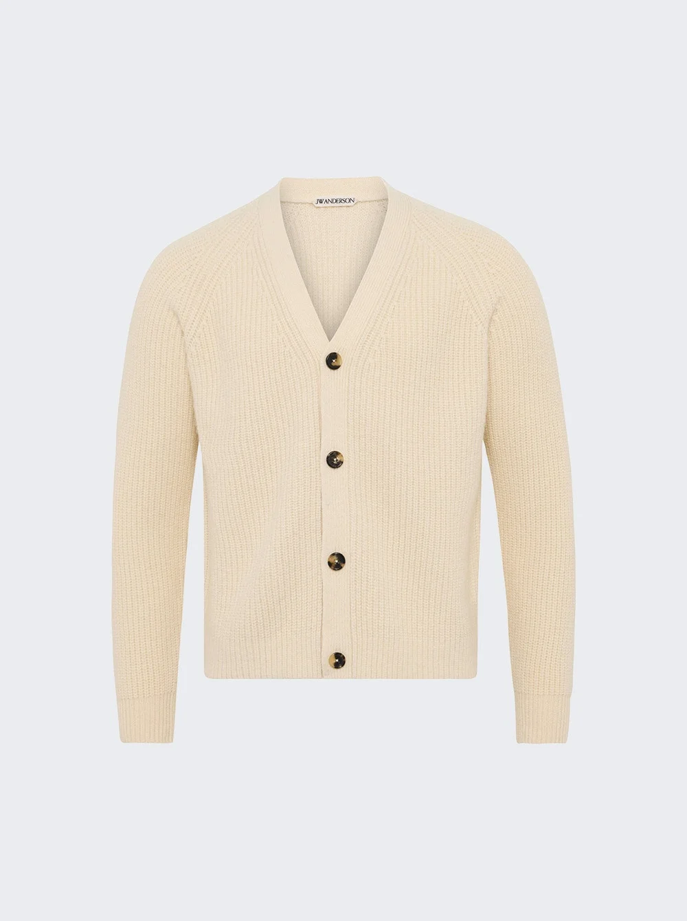 V-neck Cardigan Ivory - 1