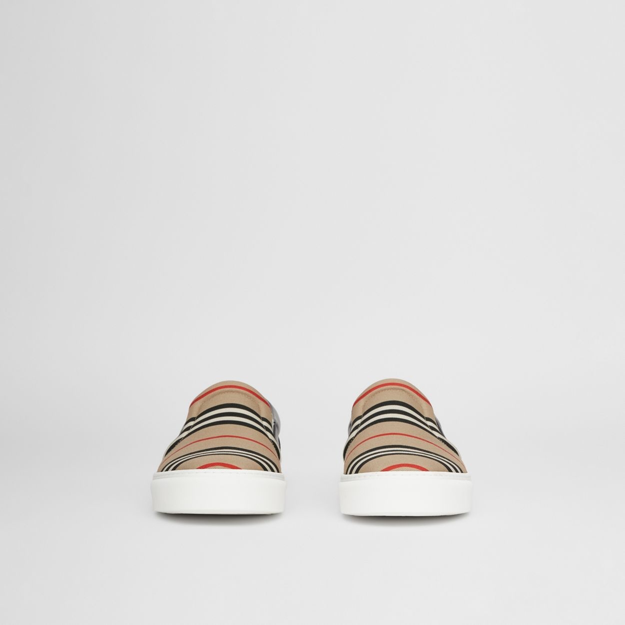 Bio-based Sole Icon Stripe and Leather Sneakers - 5