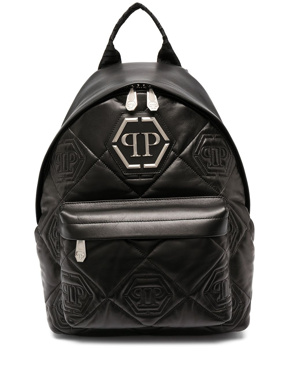 logo zipped backpack - 1