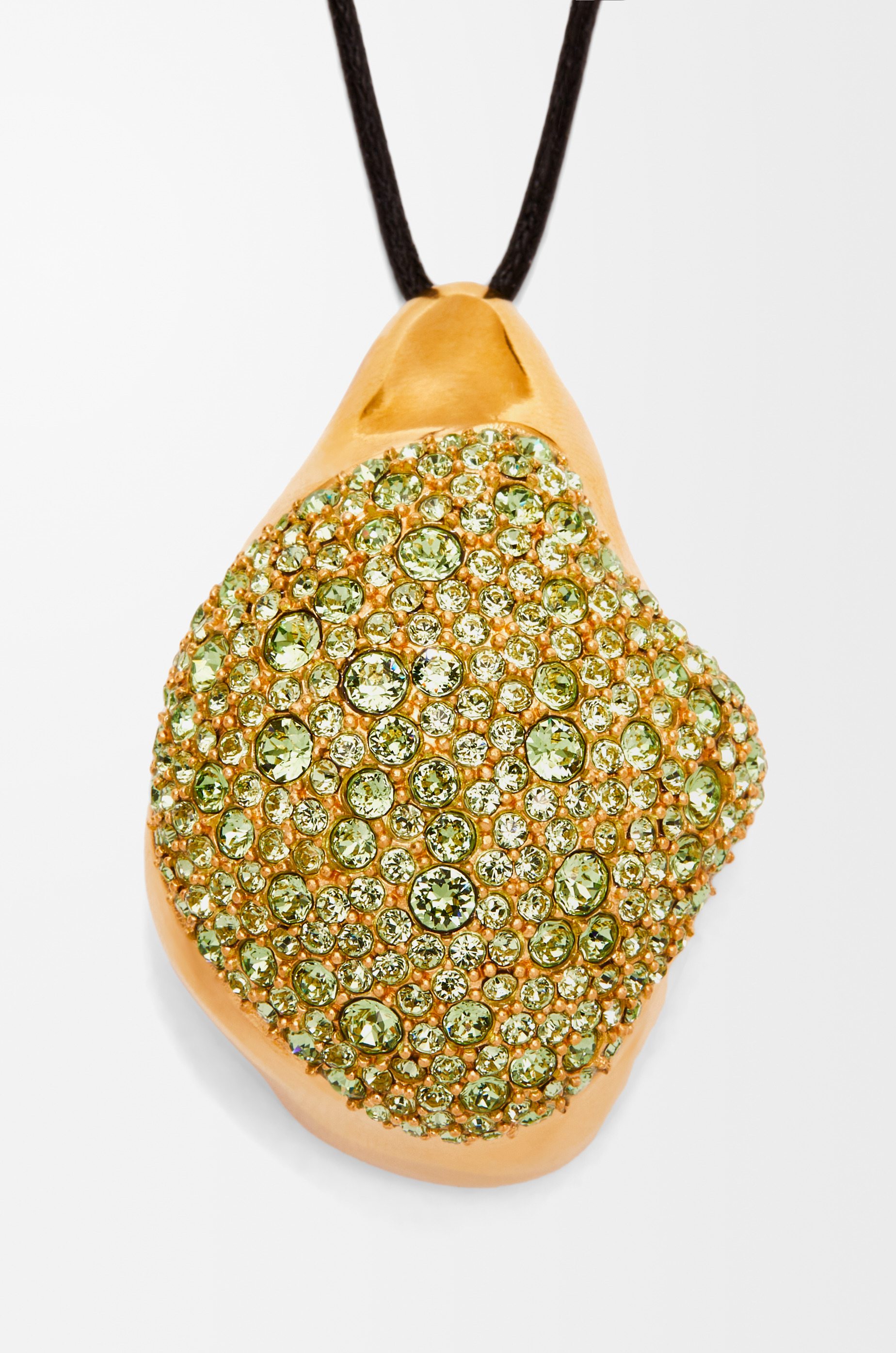 Foam Drip pendant necklace in sterling silver and crystals - 3