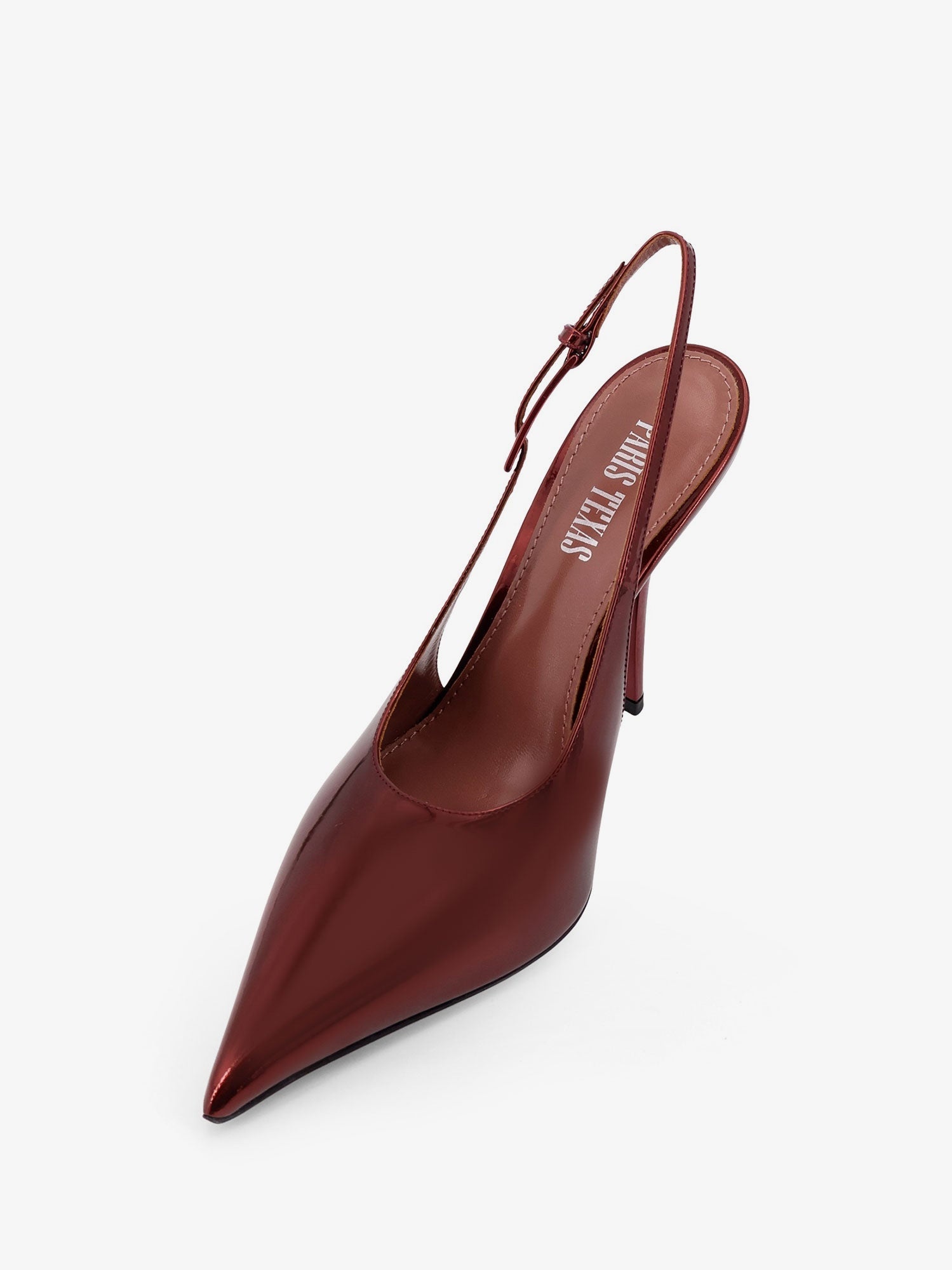Paris Texas Jessica Slingback Mirror Leather Pumps - 4