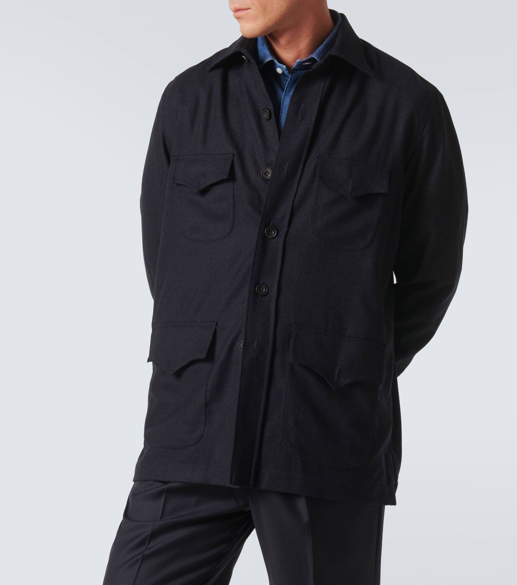 Wool overshirt - 5