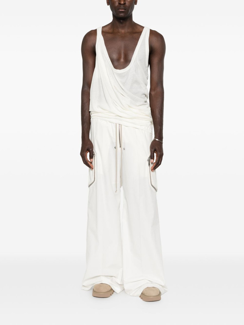 Rick Owens draped sleeveless tank top outlook