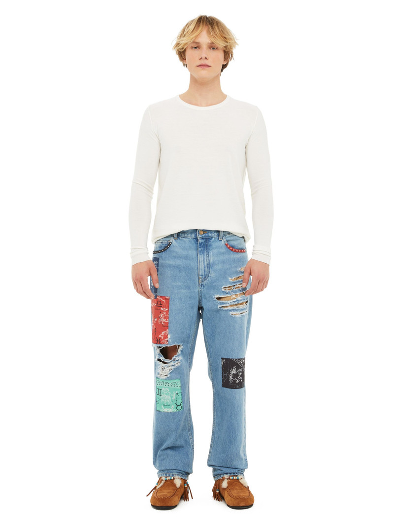 The Twelve Signs Denim Pants 4