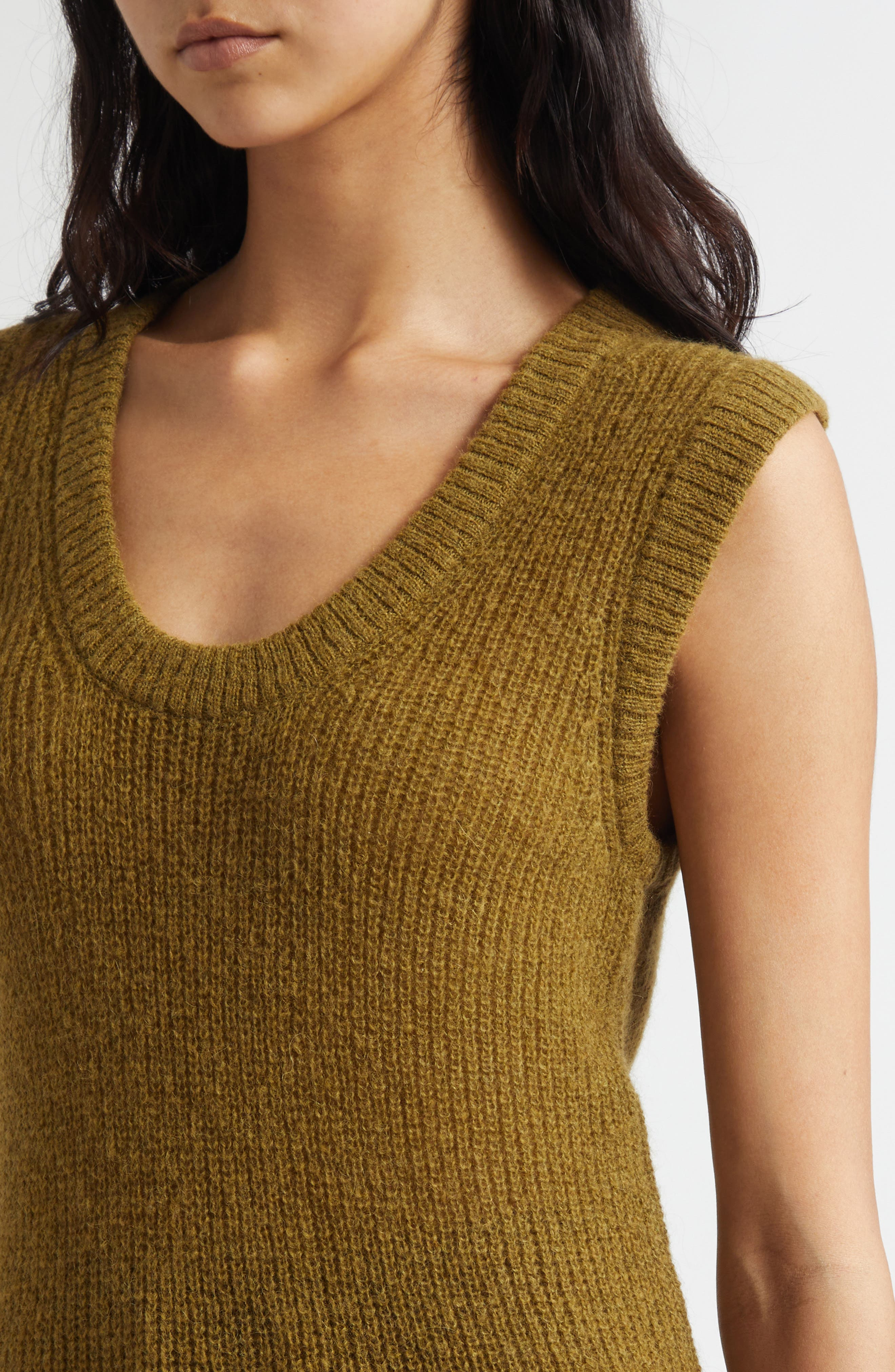 Veronica Beard Jovanna Sweater Tank in Moss at Nordstrom - 4