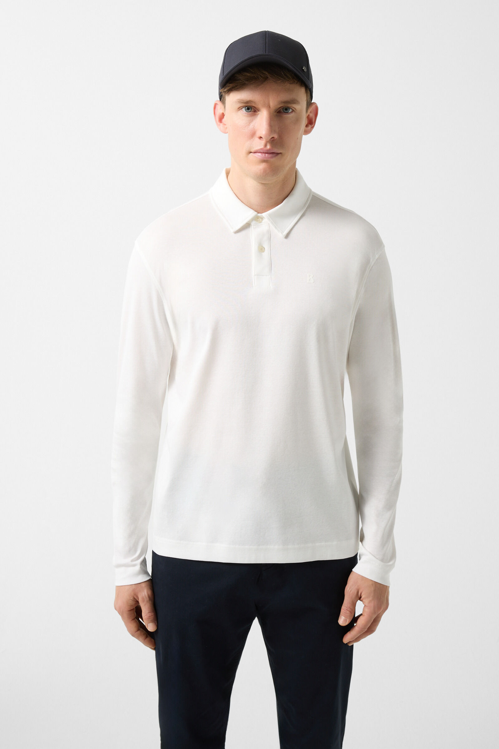 Mika Longsleeve polo shirt in Off-white - 2