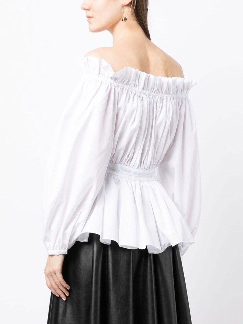 off-shoulder cotton blouse 4