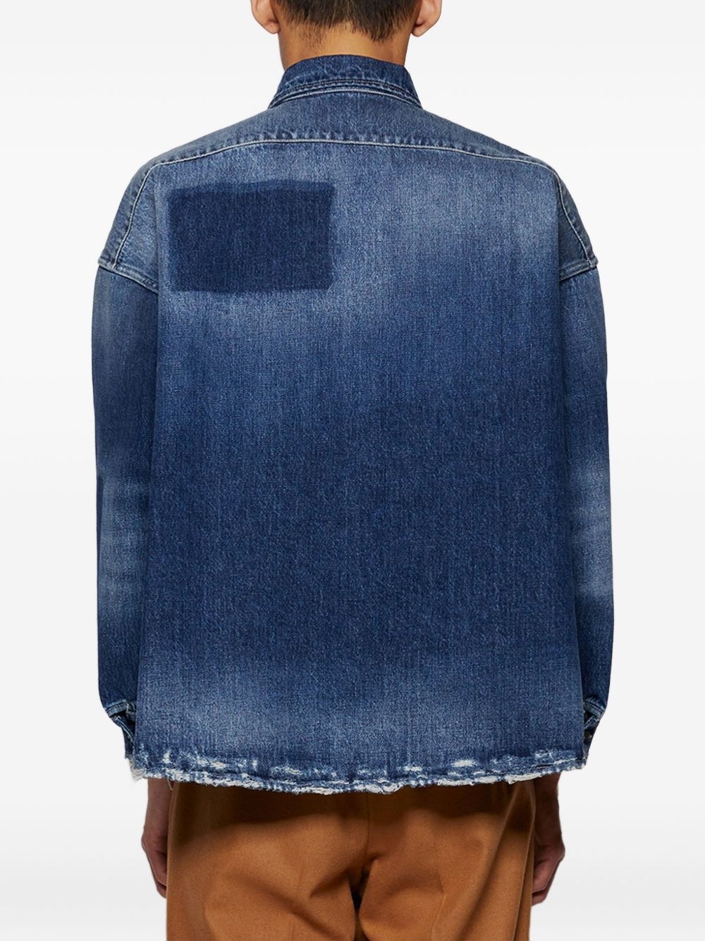 cotton-denim shirt - 5