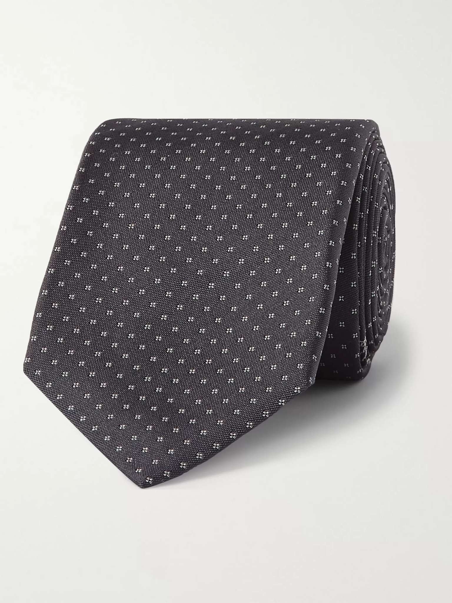 6.5cm Mulberry Silk-Jacquard Tie - 1