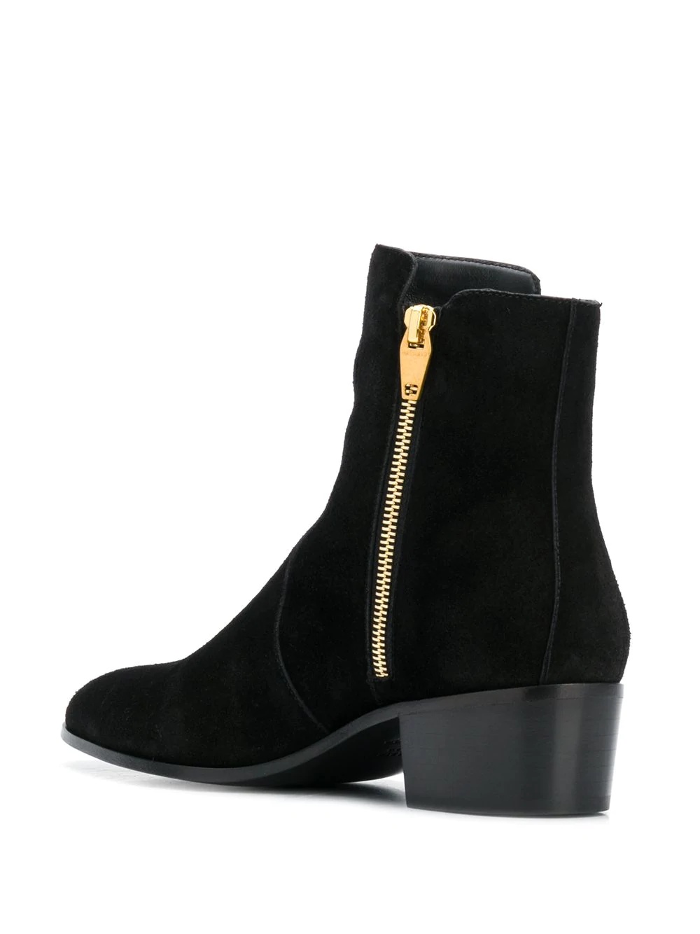 zip detail ankle boots - 3