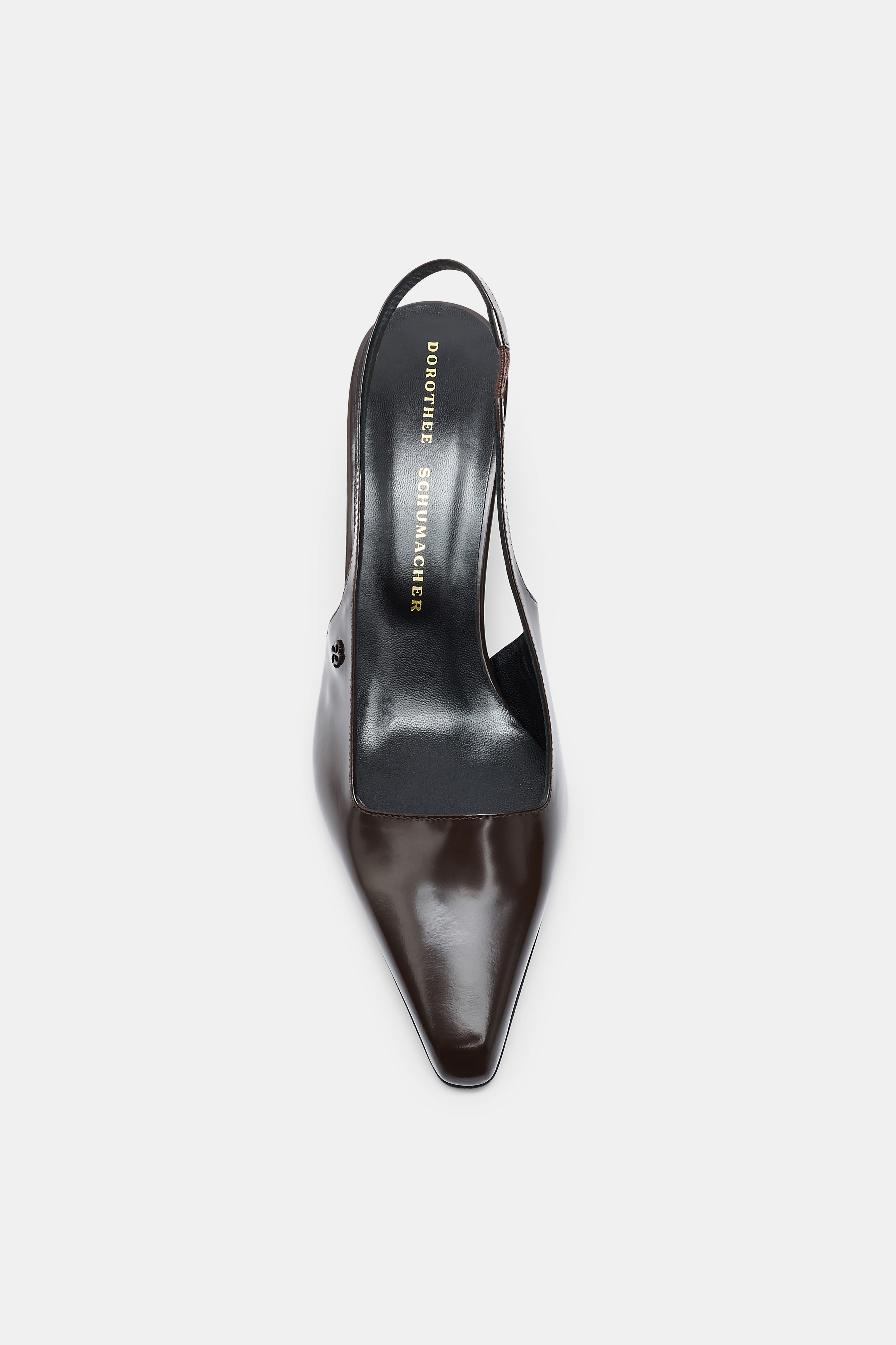 SUBTLE SHINE Wedge Slingback - 5