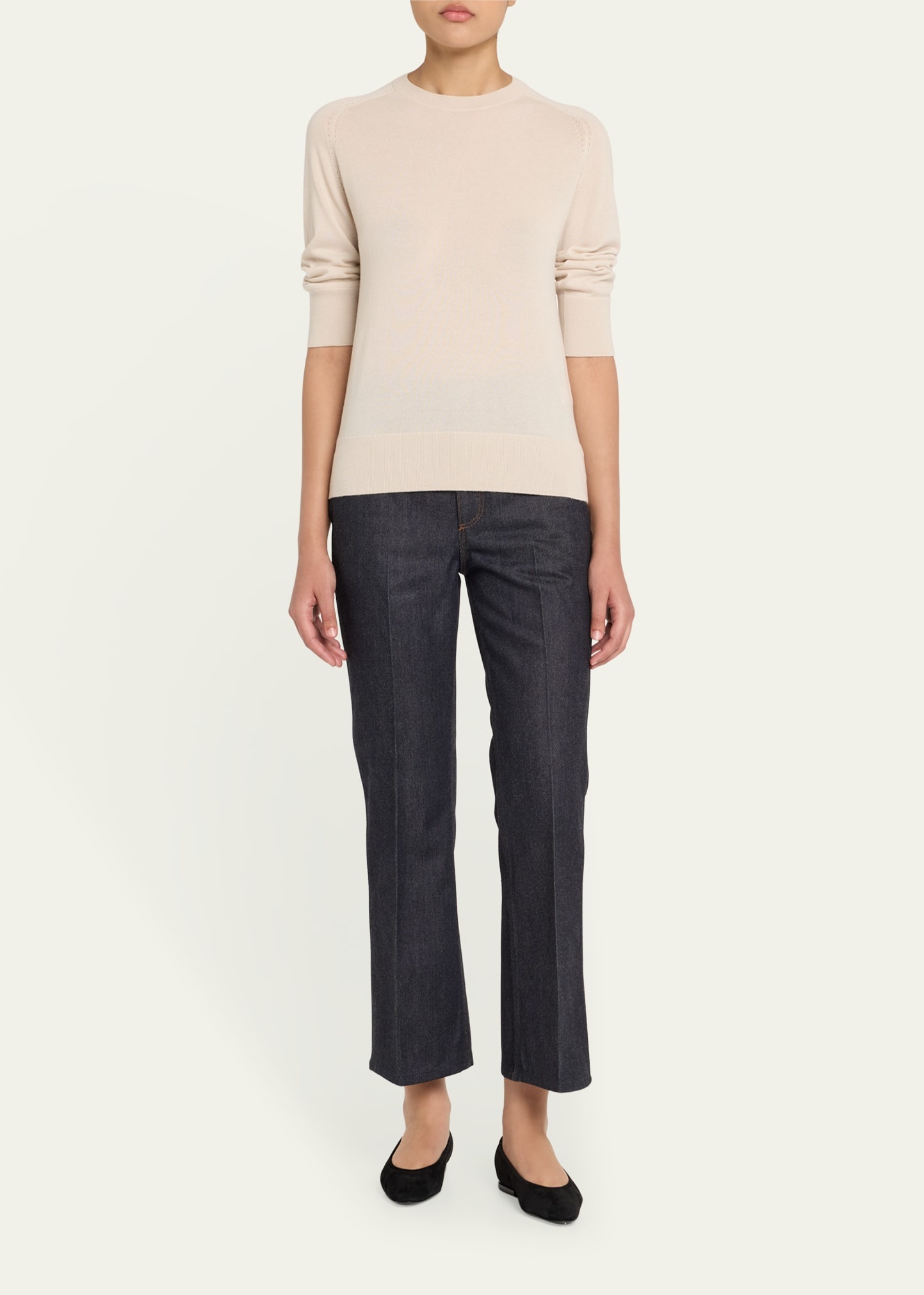 Girocollo Manica Neo Piuma Cashmere Sweater - 2