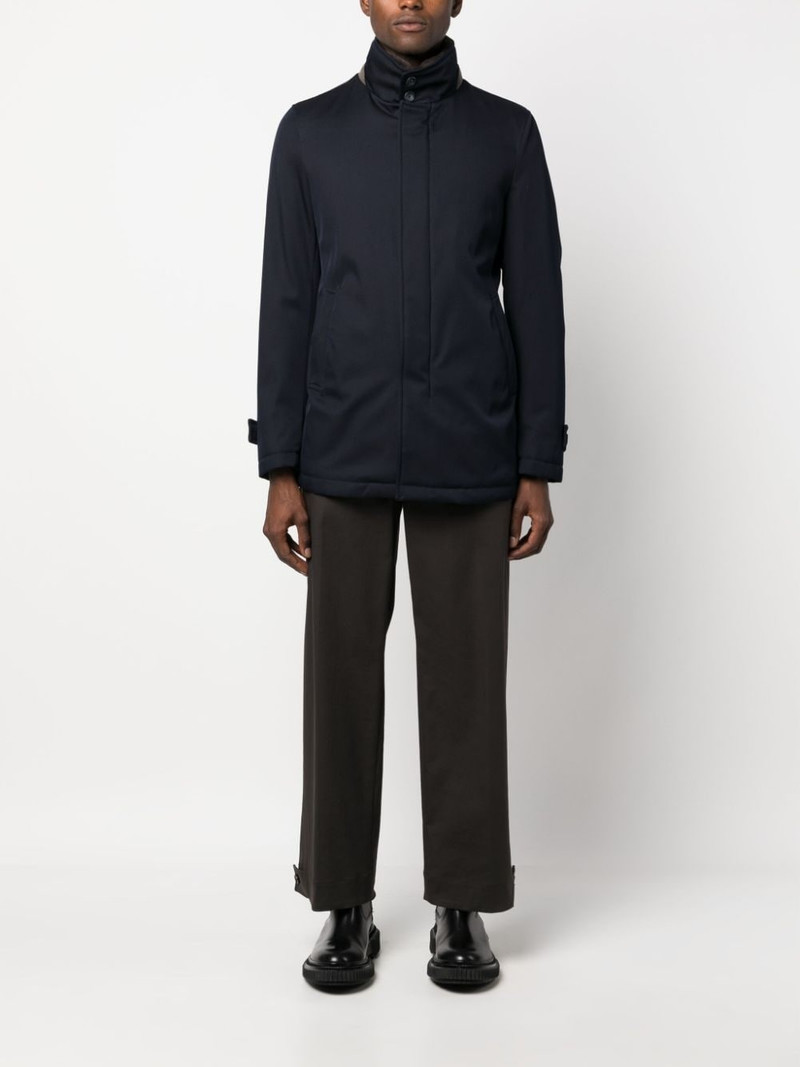 Herno stand-up collar wool jacket outlook