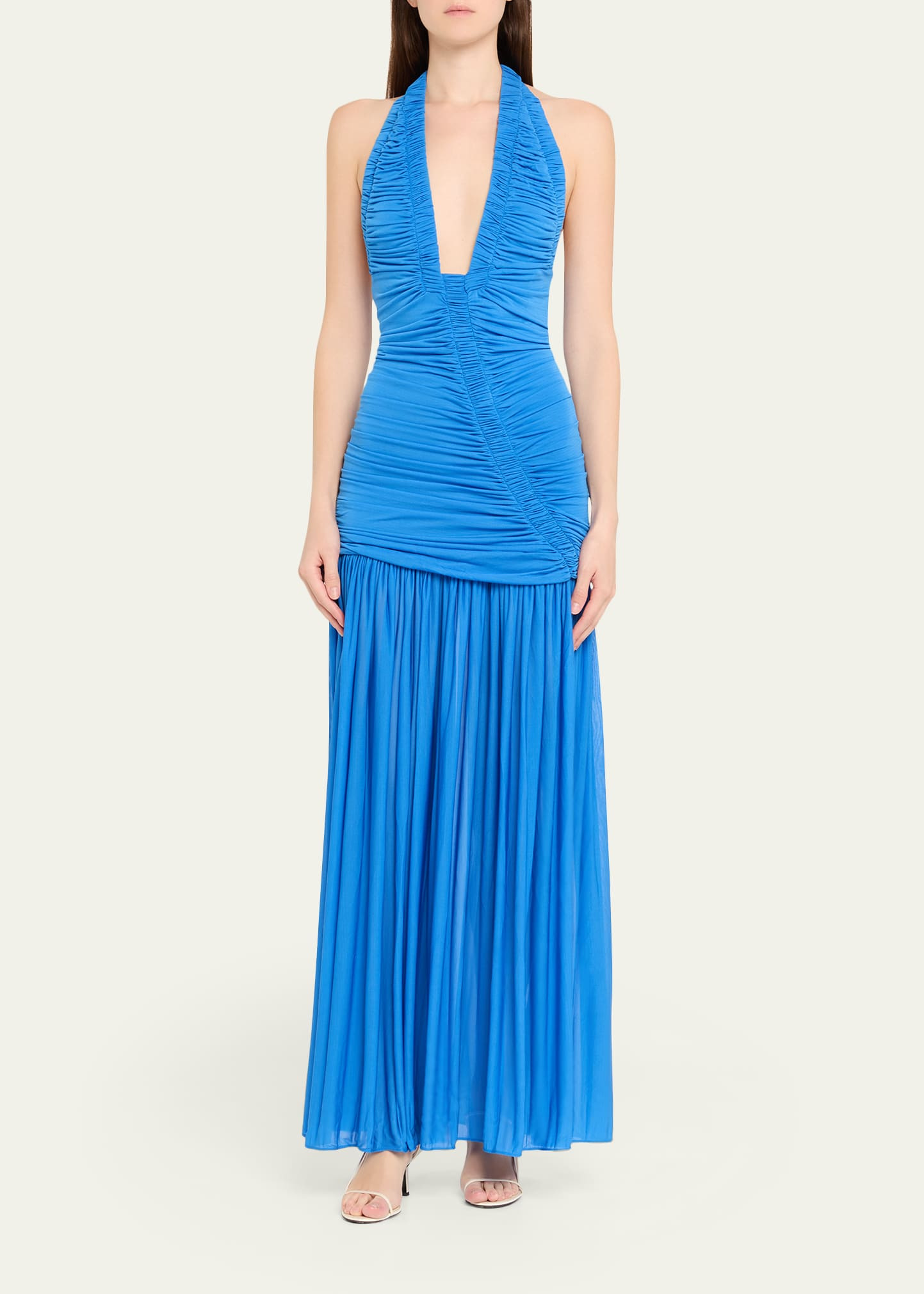 Orion Ruched Gown - 2