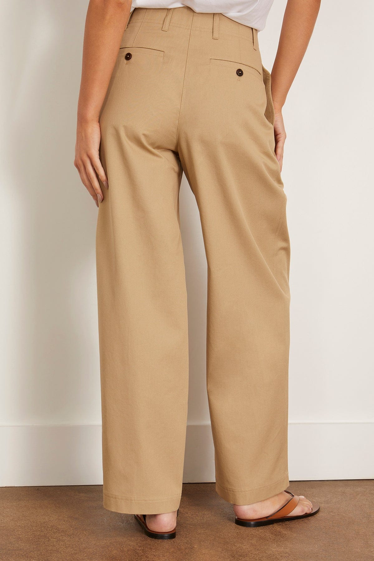Relaxed Chino Trousers in Desert - 6