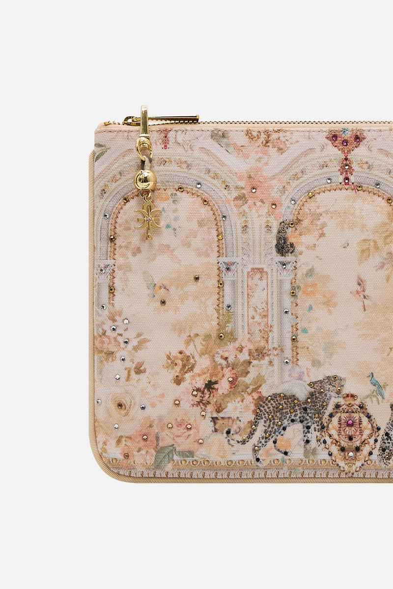 CAMILLA SMALL CANVAS CLUTCH outlook