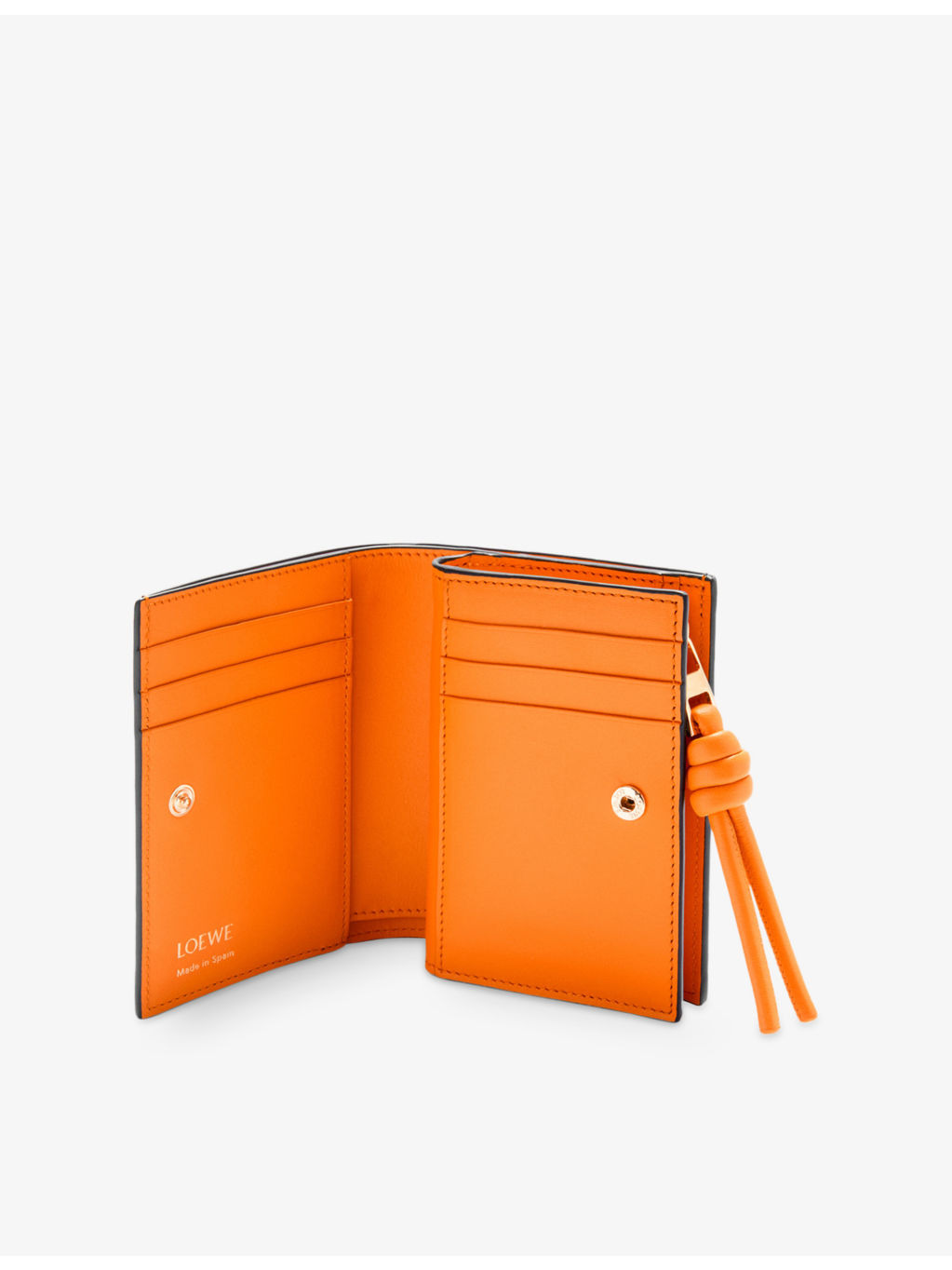 Knot Compact Leather Wallet - 3