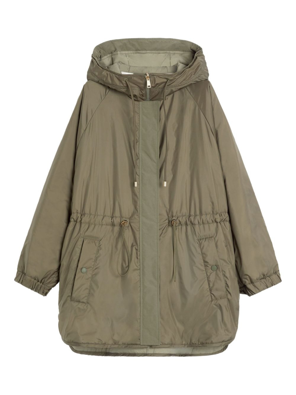 quilted hooded parka - 1