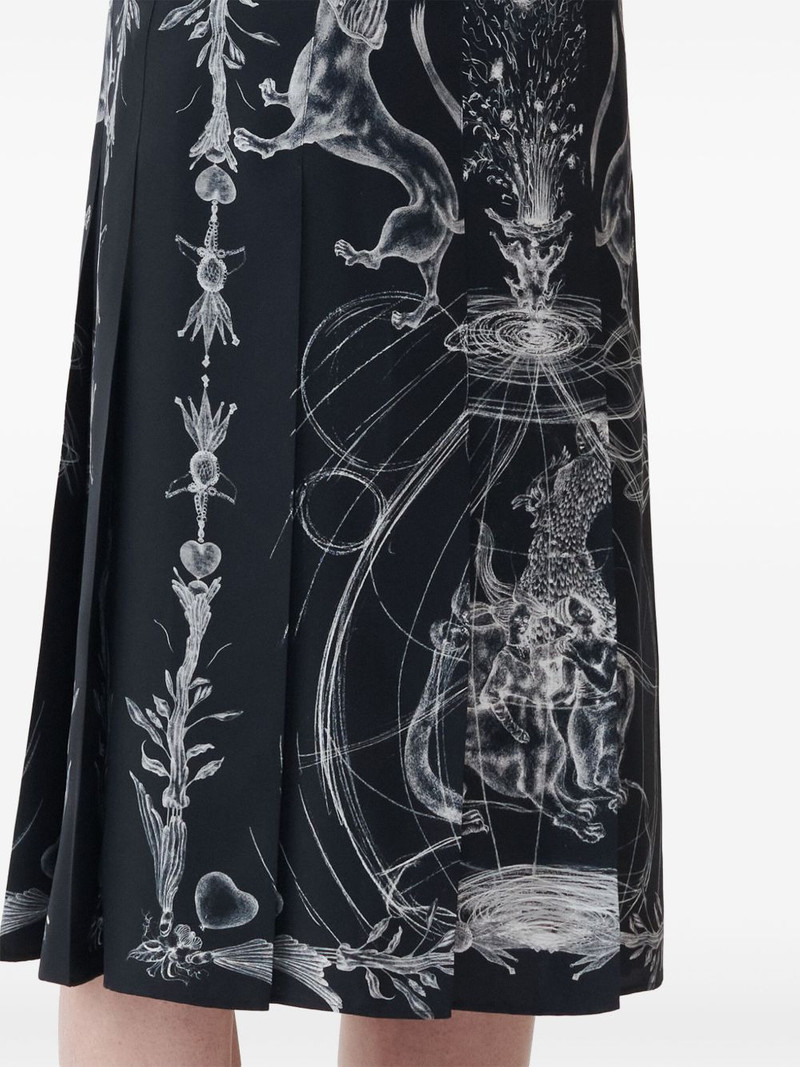 printed silk skirt 5