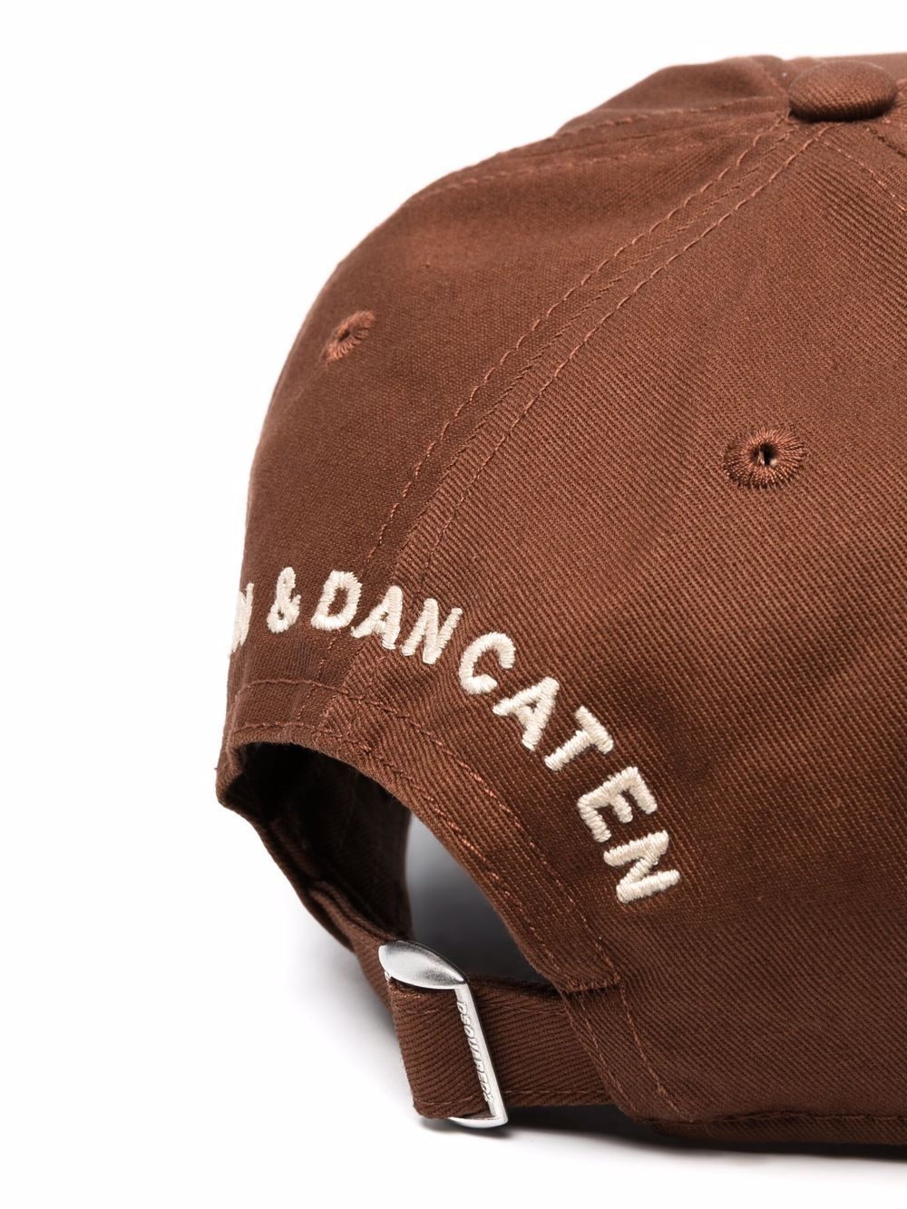 logo-patch embroidered cap - 2