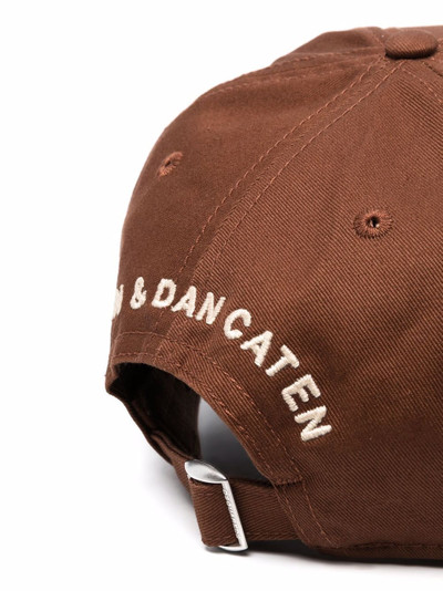 DSQUARED2 logo-patch embroidered cap outlook