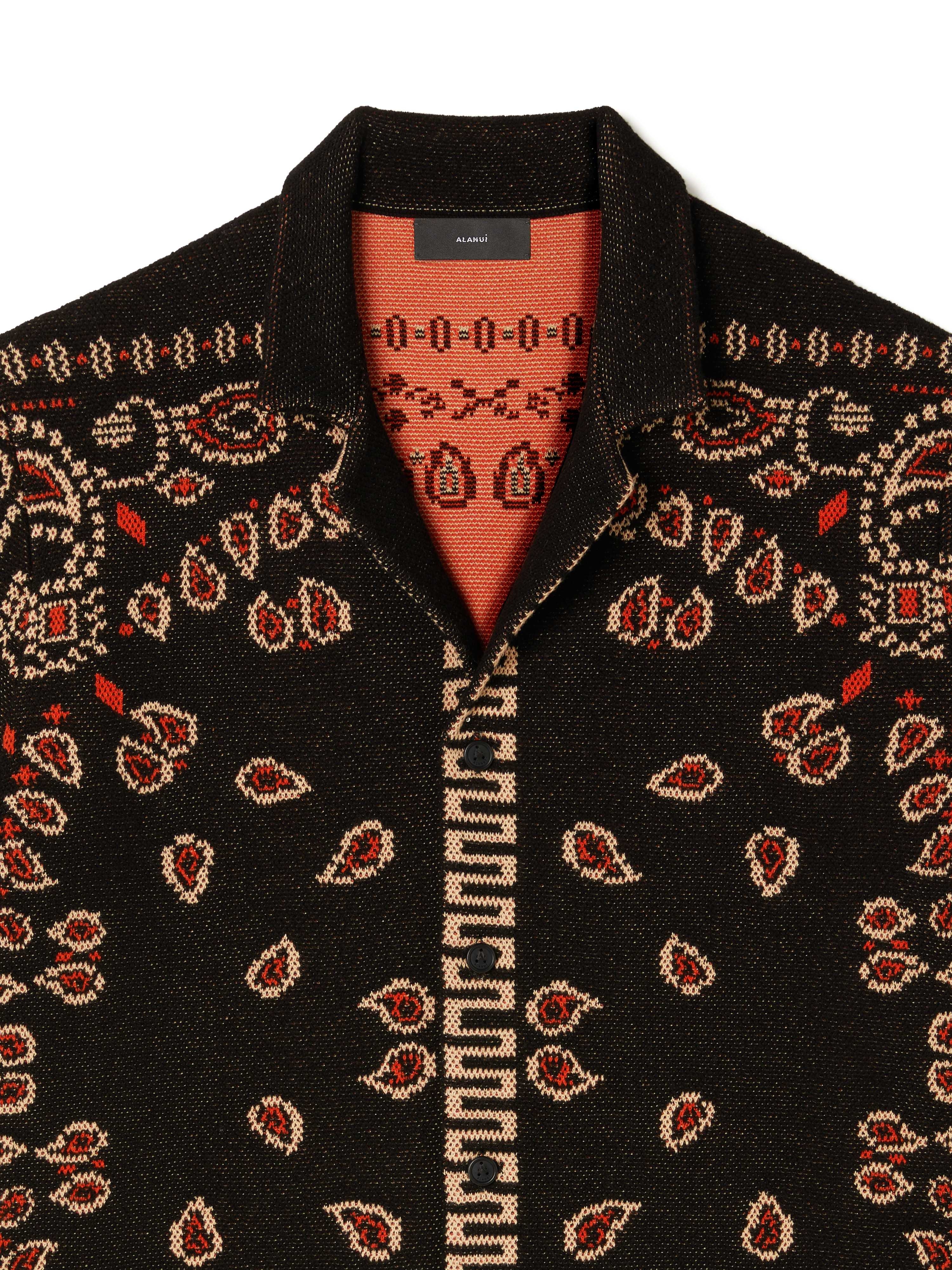 Cotton Piquet Bandana Shirt - 7