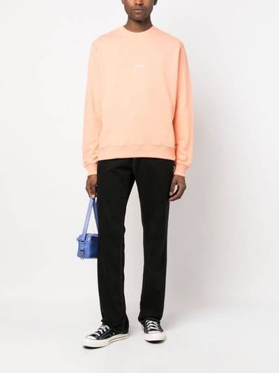 MSGM contrast stitching jeans outlook
