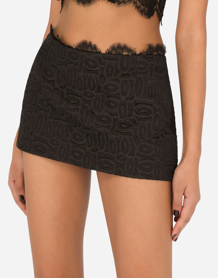 Jacquard miniskirt - 4