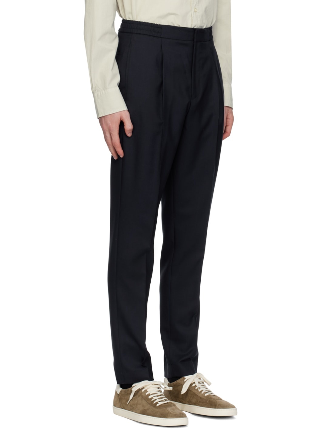 Navy Drew Trousers - 2