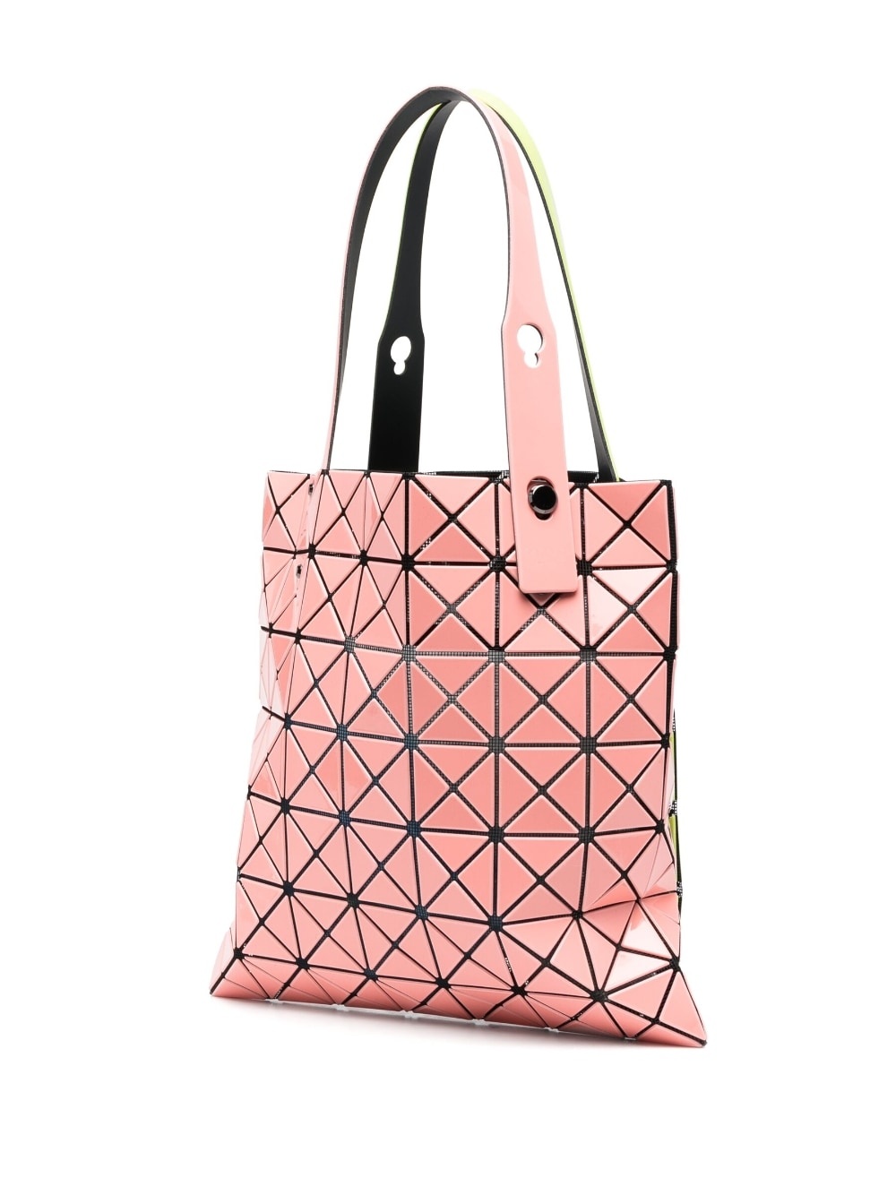 two-tone geometric tote bag - 3