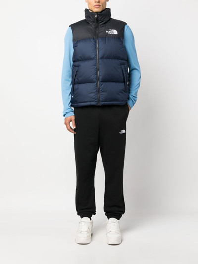 The North Face logo-embroidered padded gilet outlook