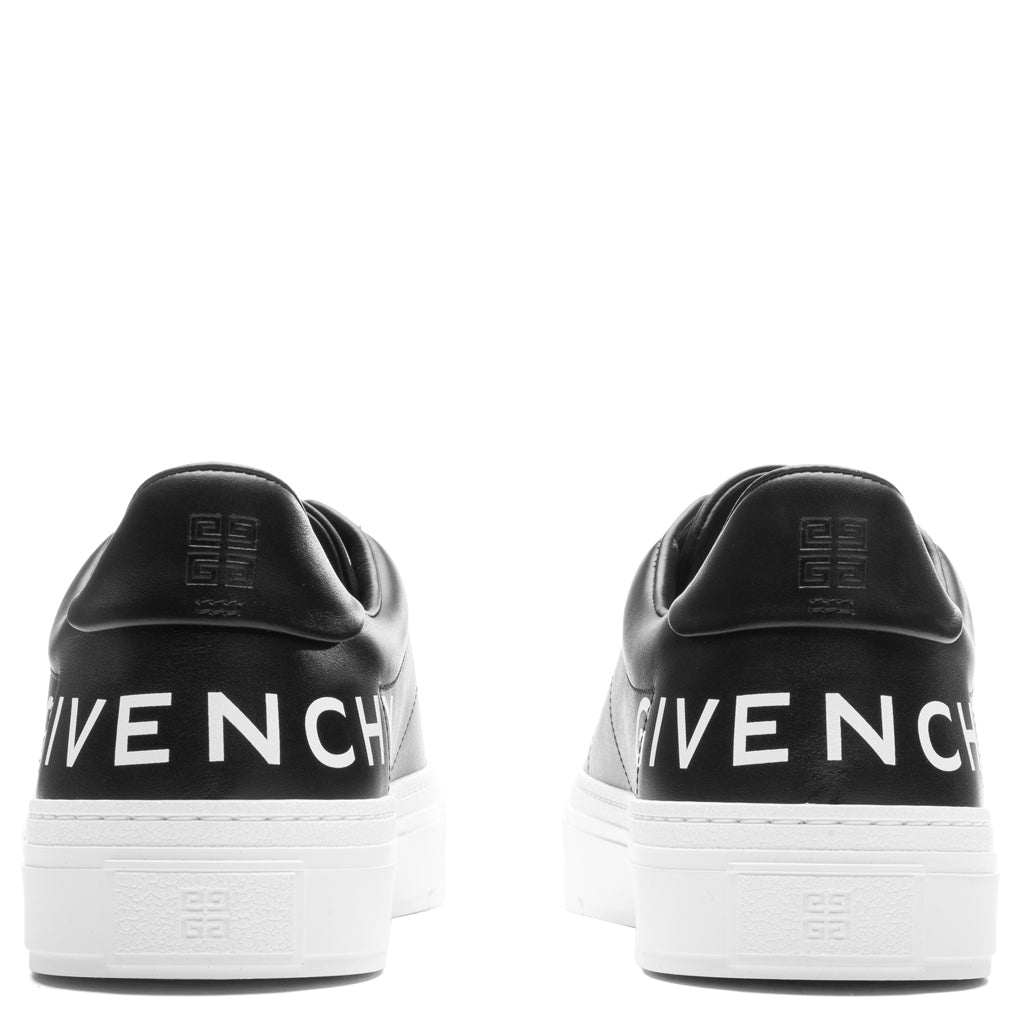 CITY SPORT LACE-UP SNEAKER - BLACK/WHITE - 4