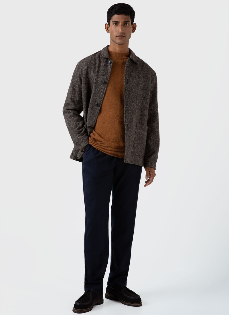 Sunspel Lambswool Crew Neck Jumper outlook