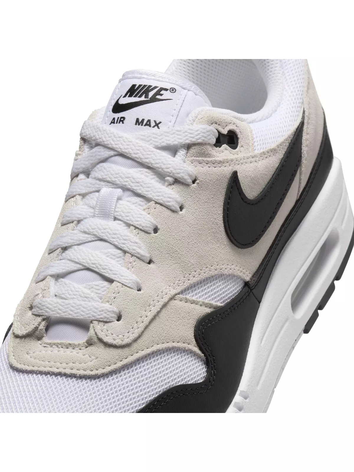 Air Max 1 "White/Summit White/Black" Men's Shoe - 7