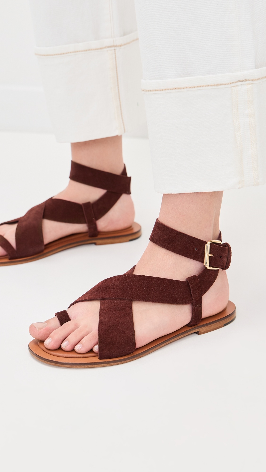 Ankle Strap Sandals - 4