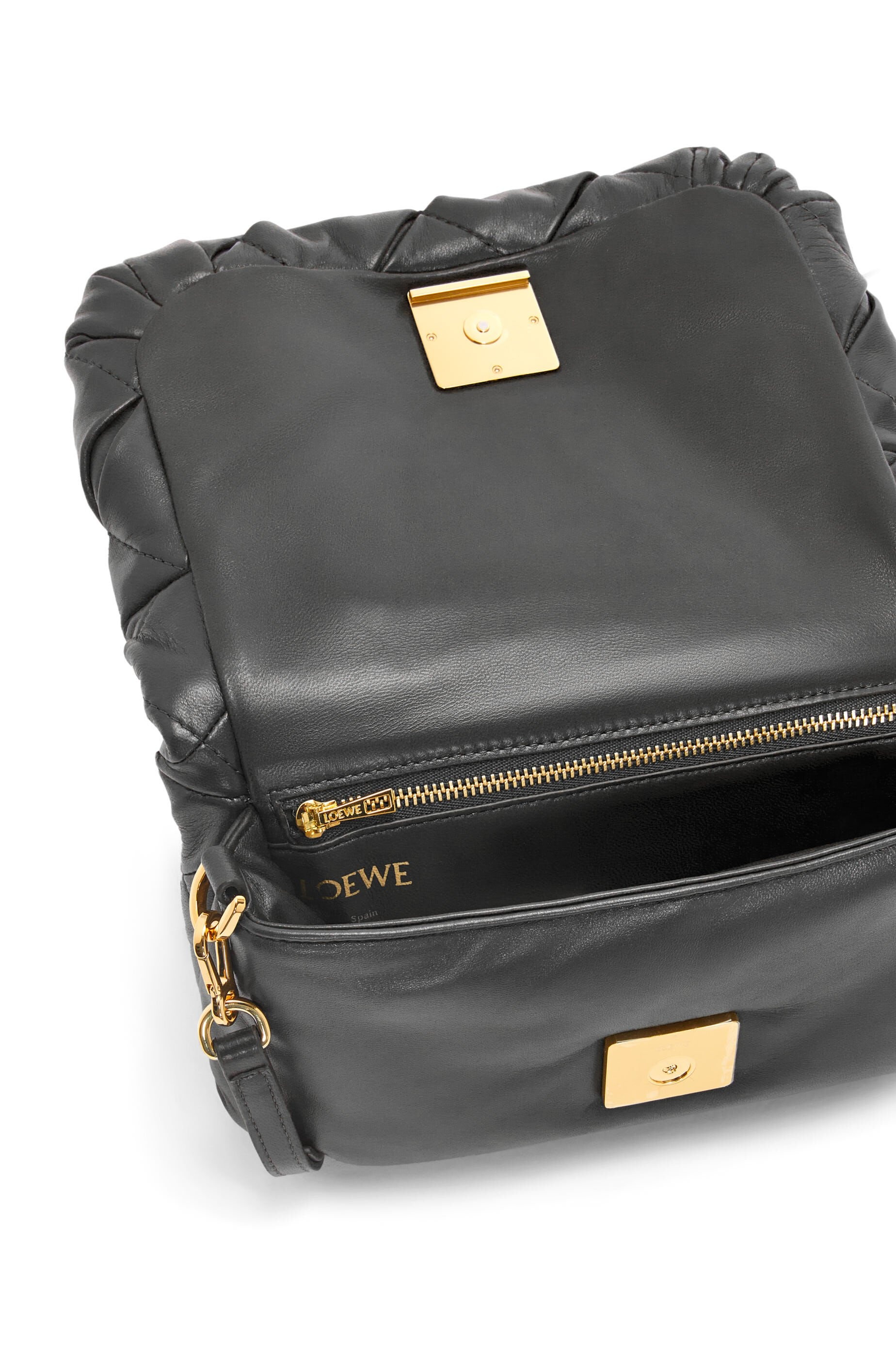 Mini Puffer Goya bag in shiny nappa lambskin 8