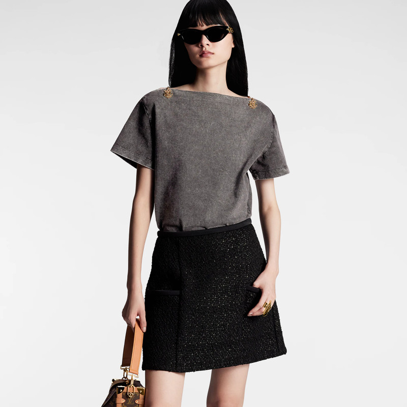 Bateau Neck T-Shirt 5