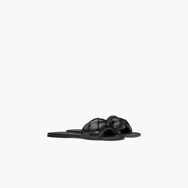 Flat nappa leather sandals - 3