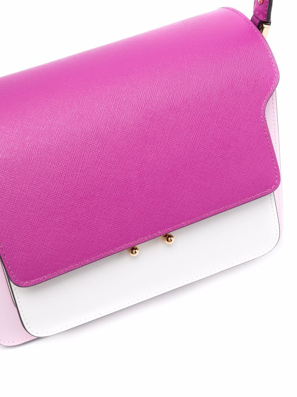 Trunk colour-block crossbody bag - 8