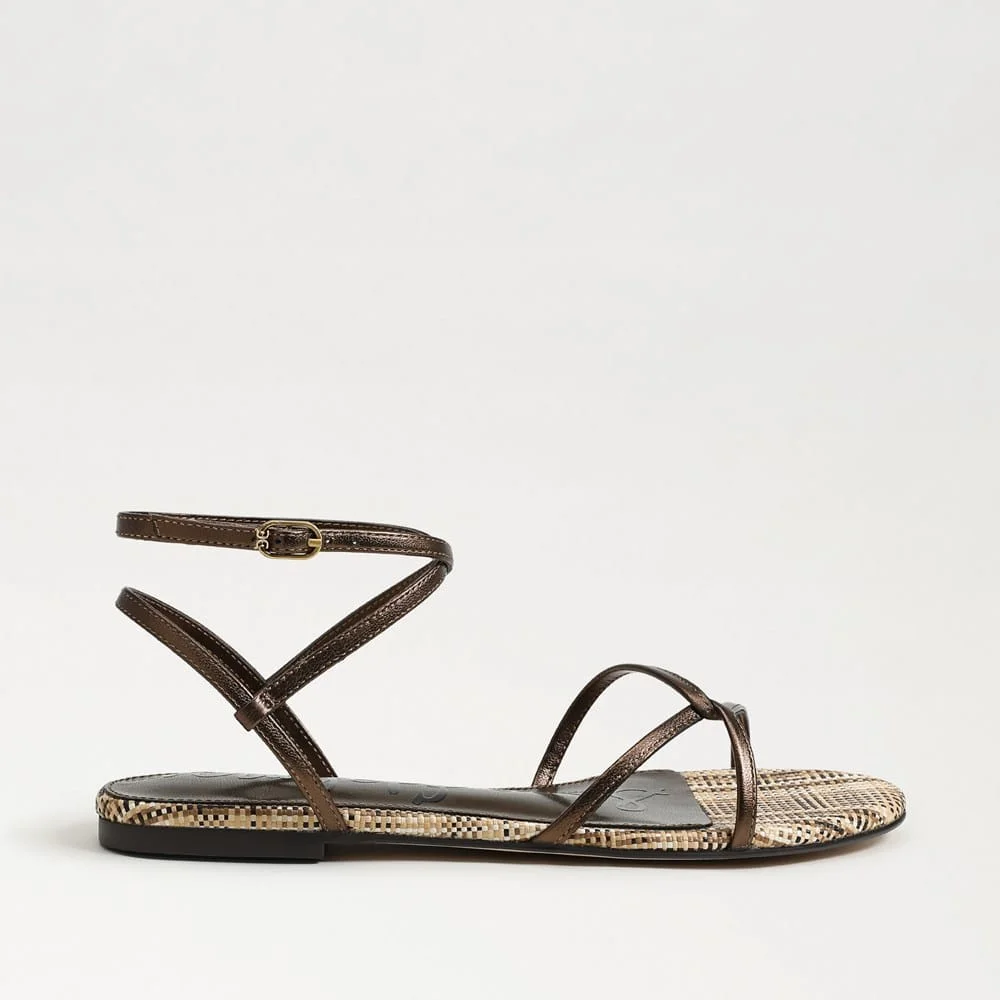Ellina Strappy Flat Sandal - 1