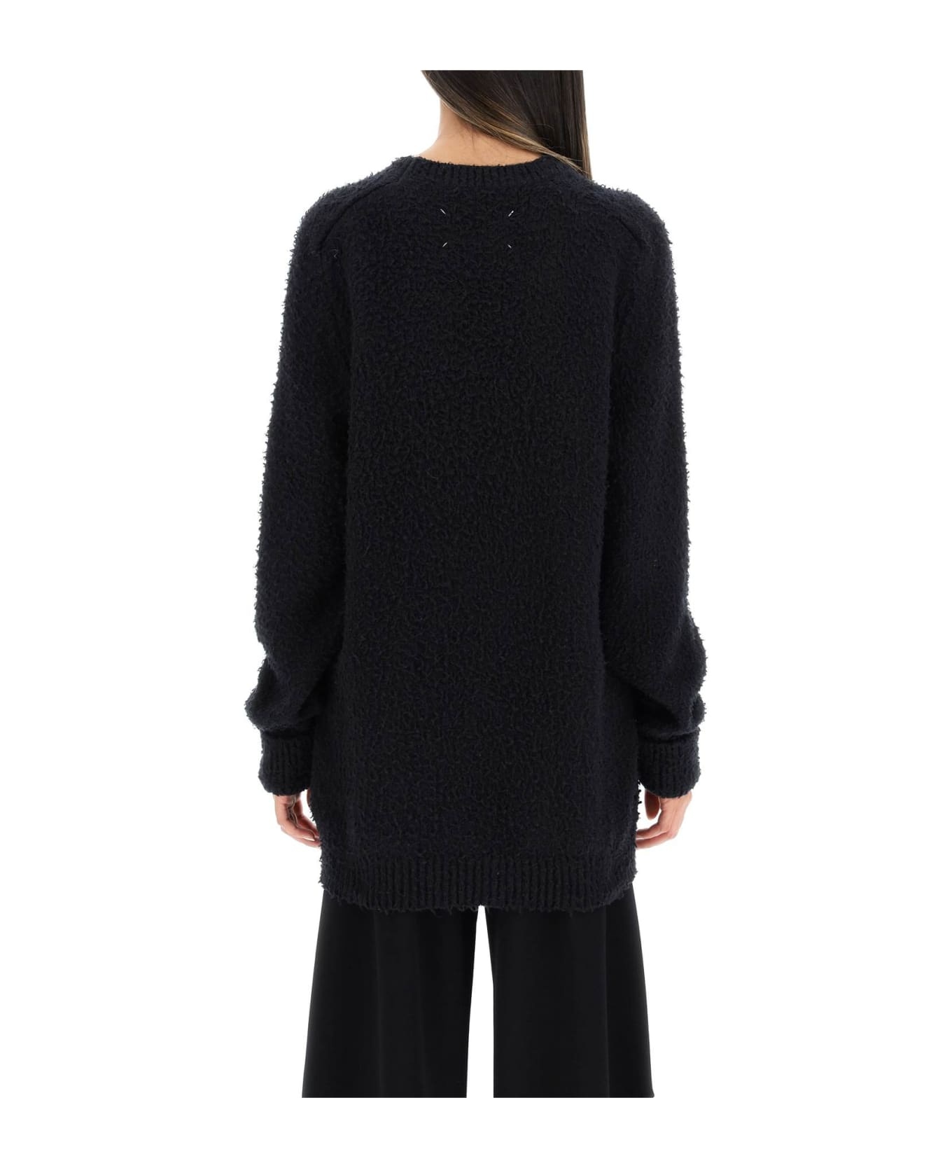 Pilling Effect Knit Sweater - 3