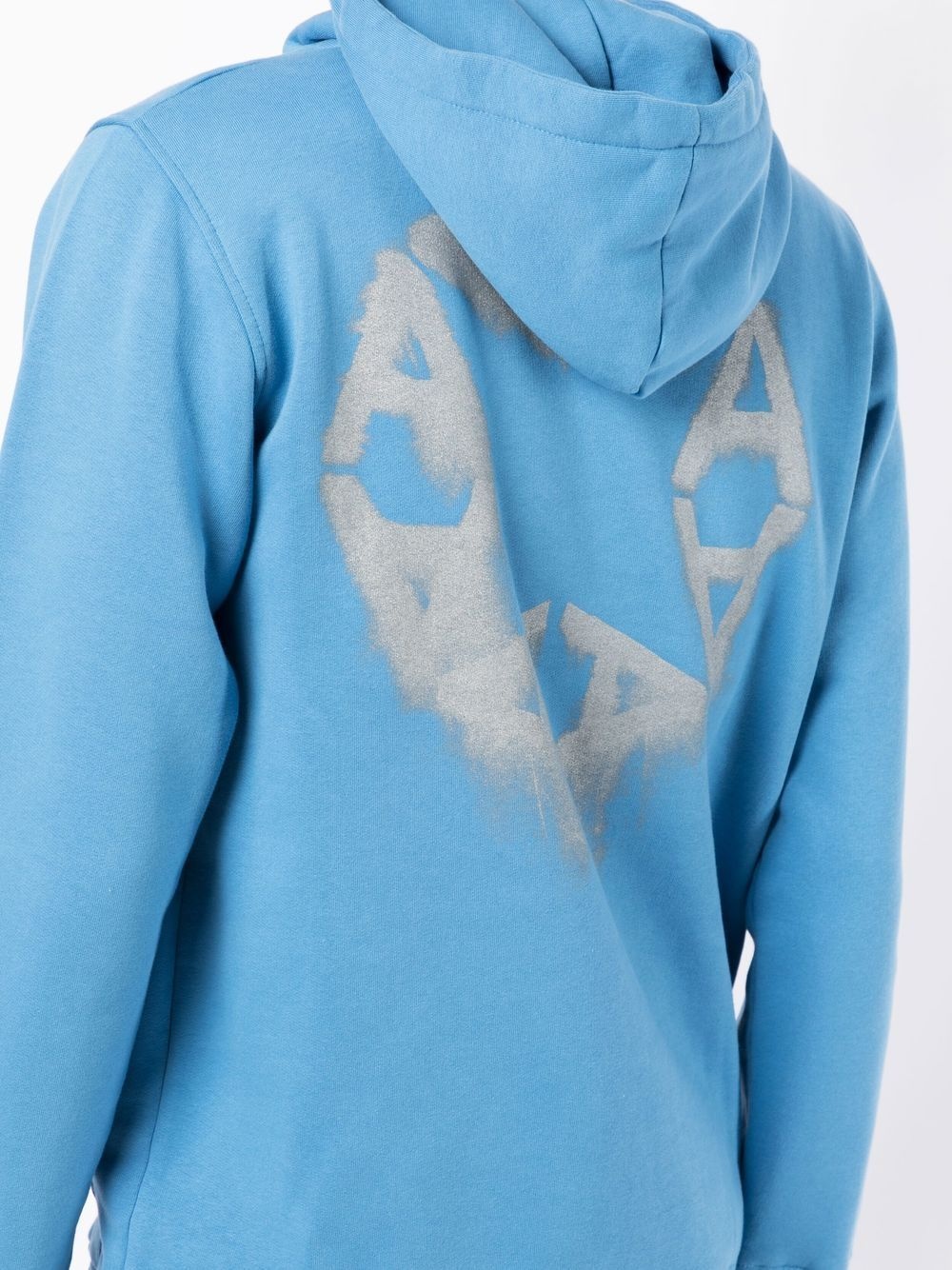 logo-print drawstring hoodie - 5