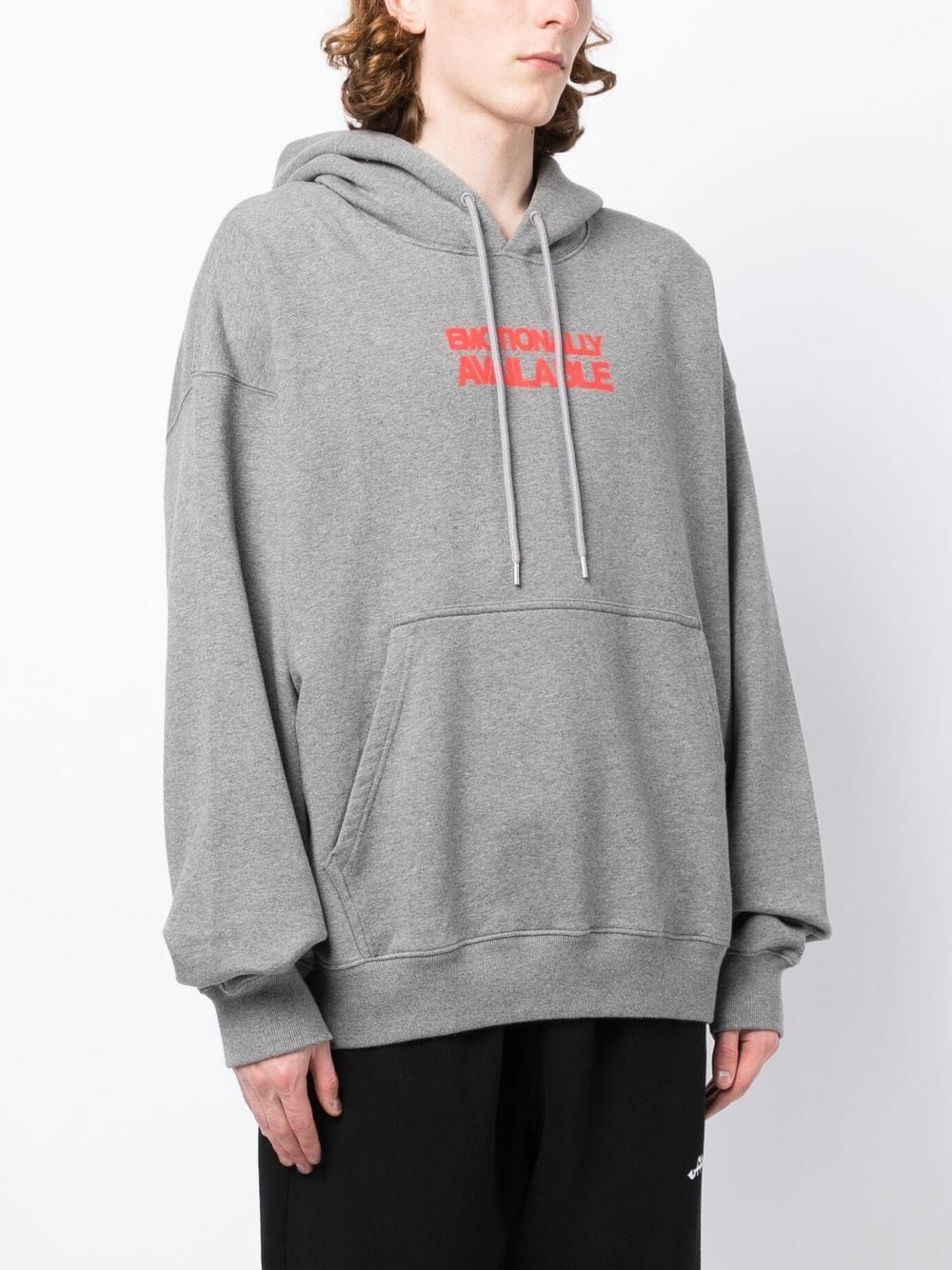 Arrows-motif drawstring hoodie - 4